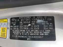 2012 KIA SEDONA