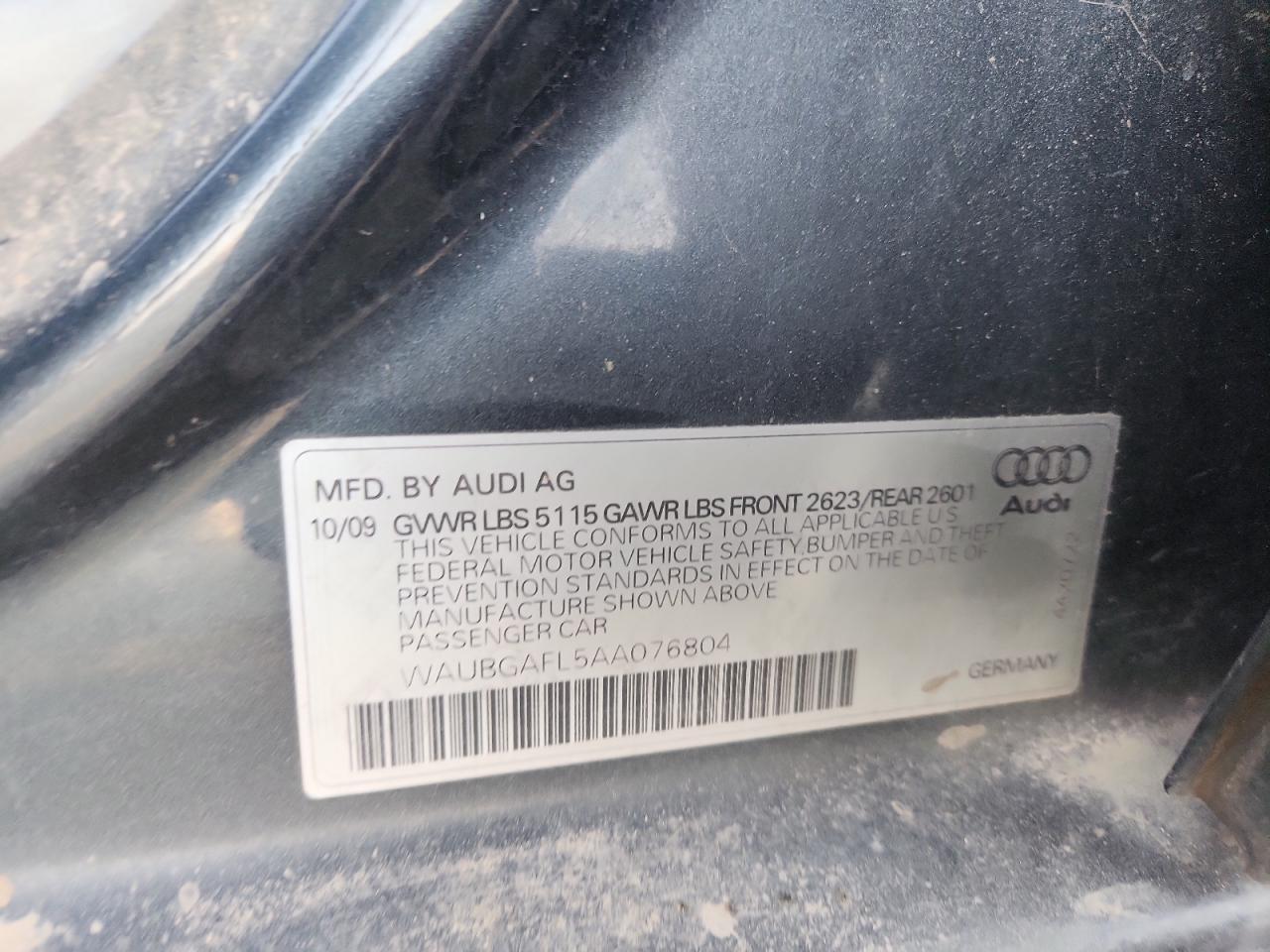 2010 AUDI S4
