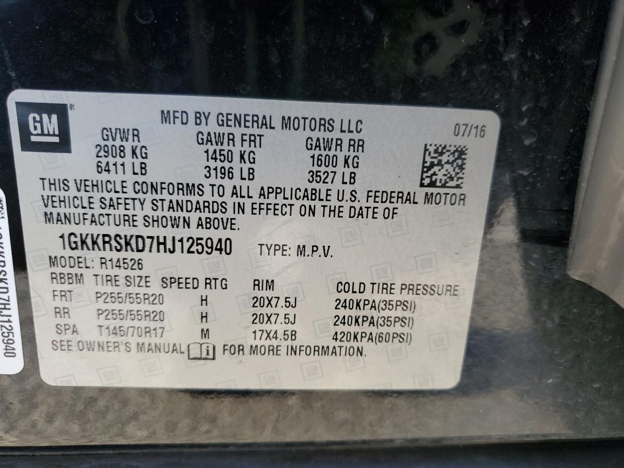2017 GMC ACADIA
