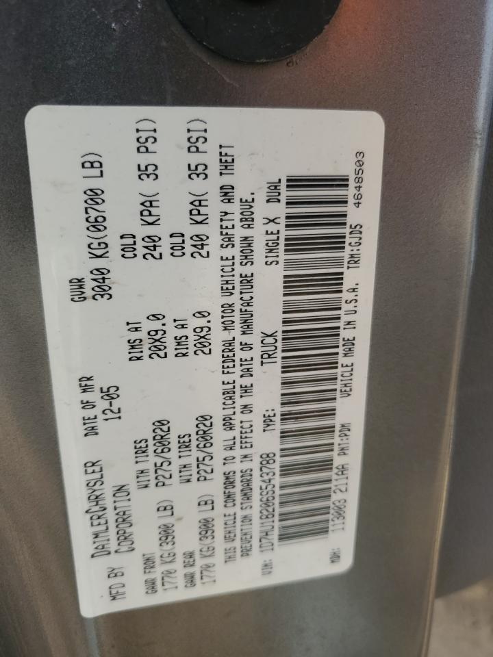2006 DODGE RAM 1500