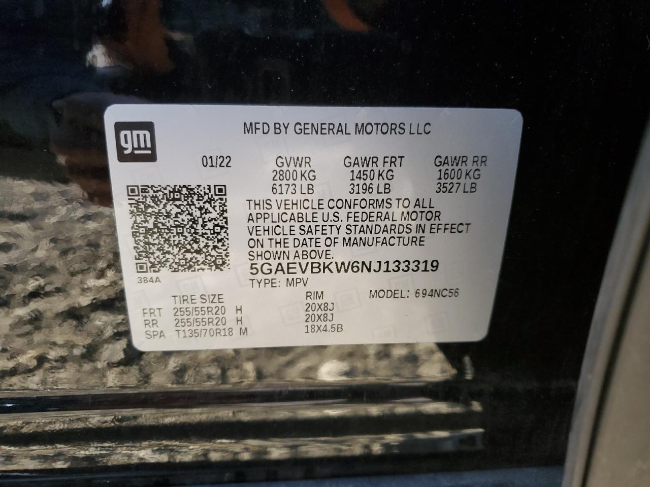 2022 BUICK ENCLAVE