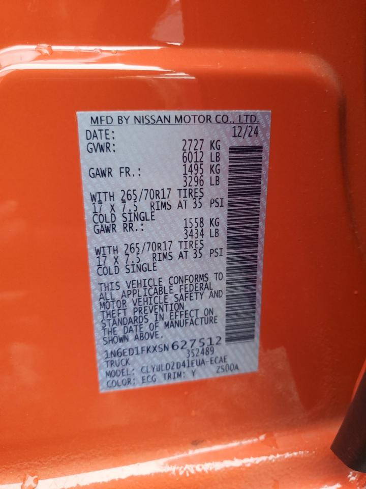 2025 NISSAN Frontier