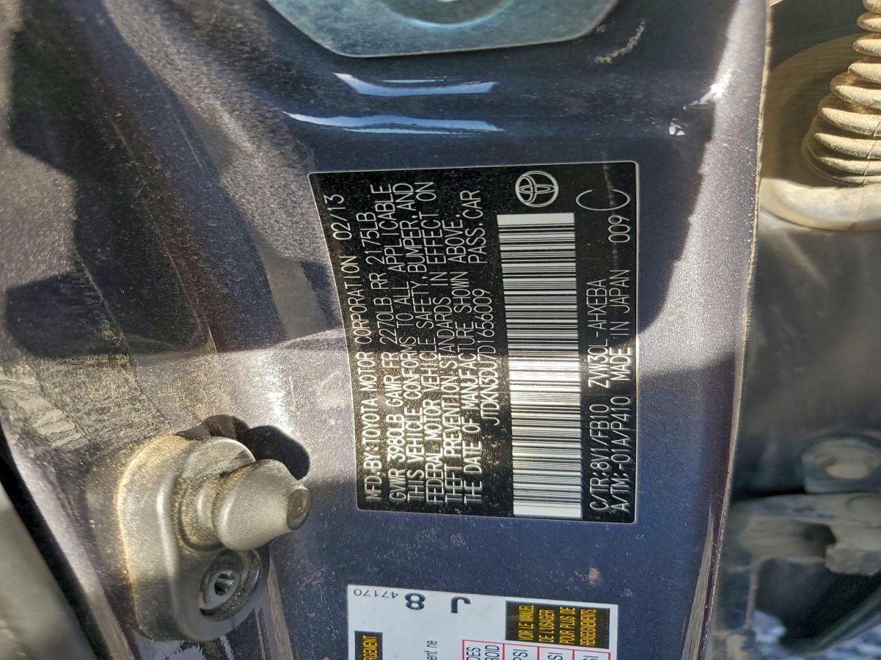 2013 TOYOTA PRIUS