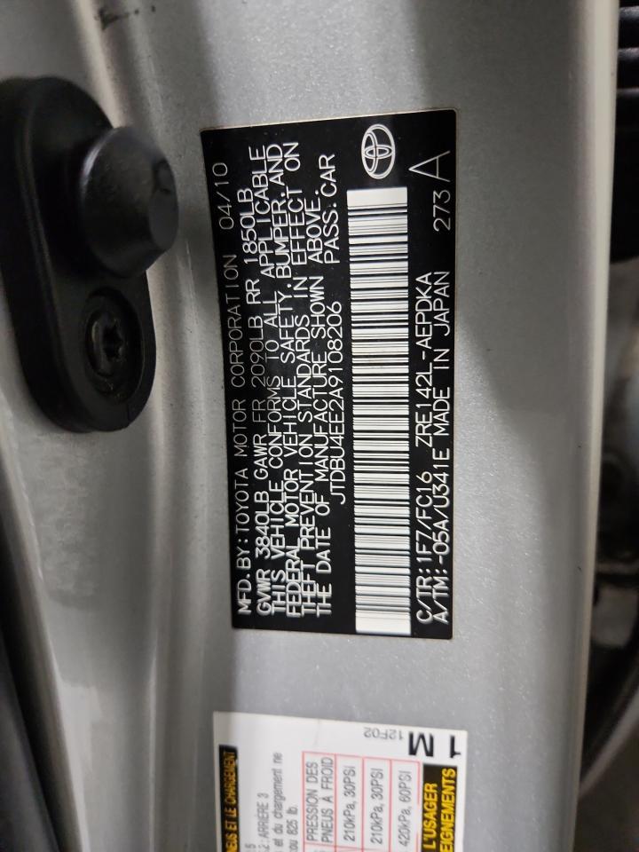 2010 TOYOTA COROLLA