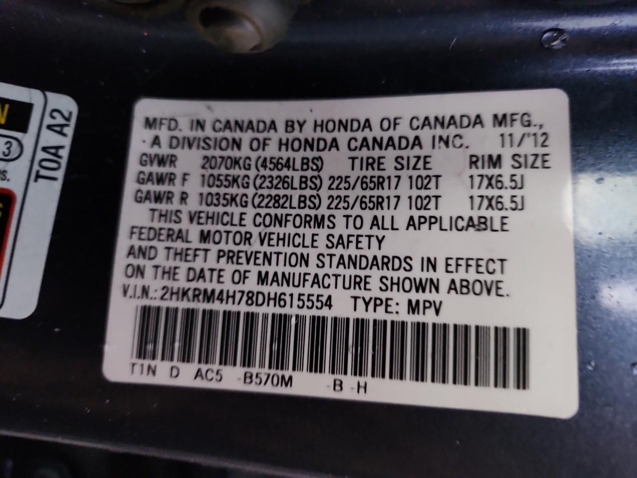 2013 HONDA CR-V