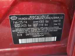 2014 HYUNDAI SONATA