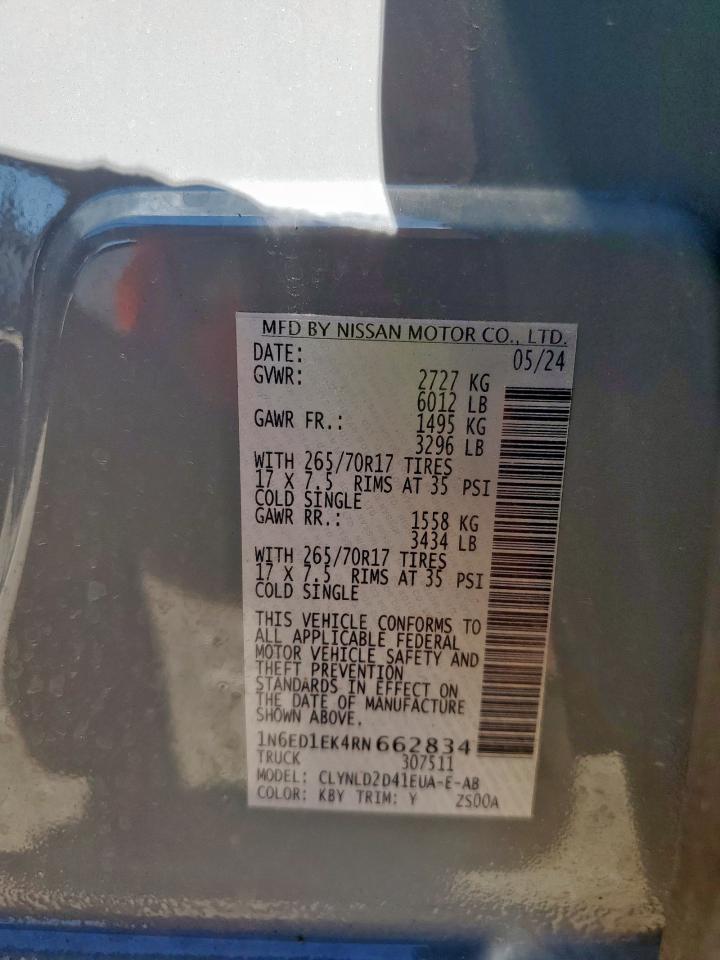 2024 NISSAN Frontier