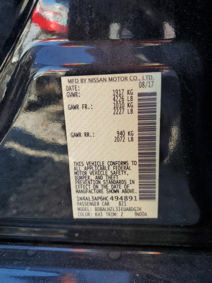 2017 NISSAN ALTIMA