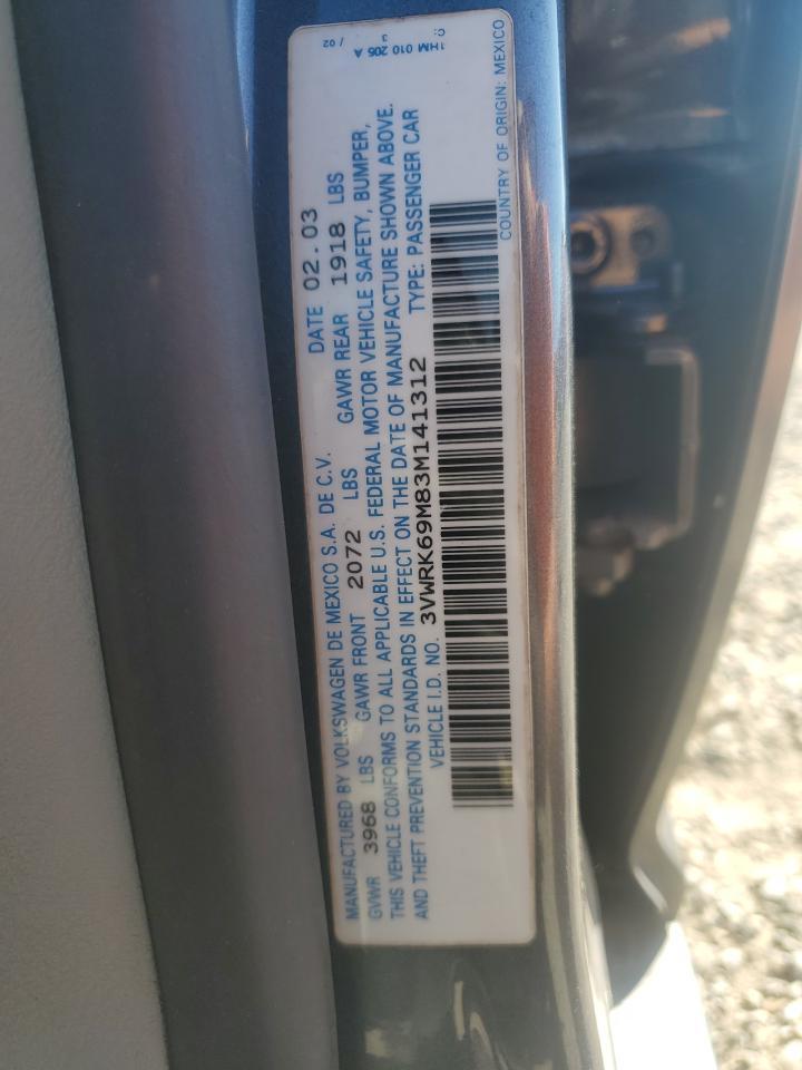 2003 VOLKSWAGEN JETTA
