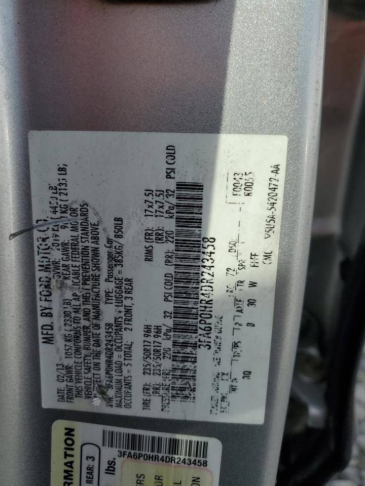 2013 FORD FUSION