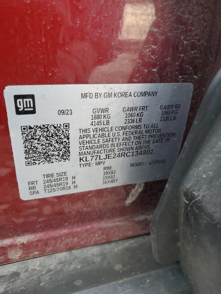 2024 CHEVROLET TRAX