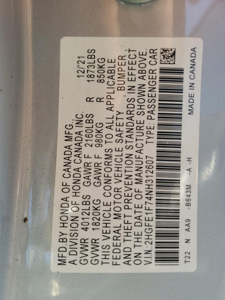 2022 HONDA CIVIC