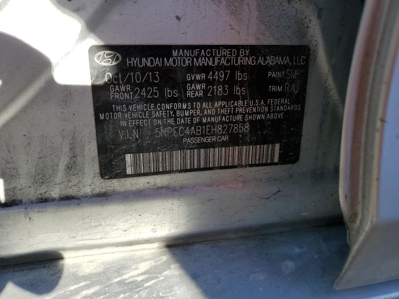 2014 HYUNDAI SONATA