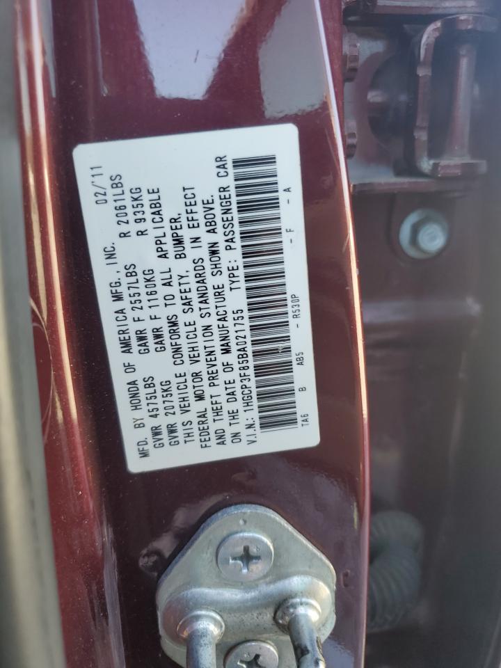 2011 HONDA ACCORD