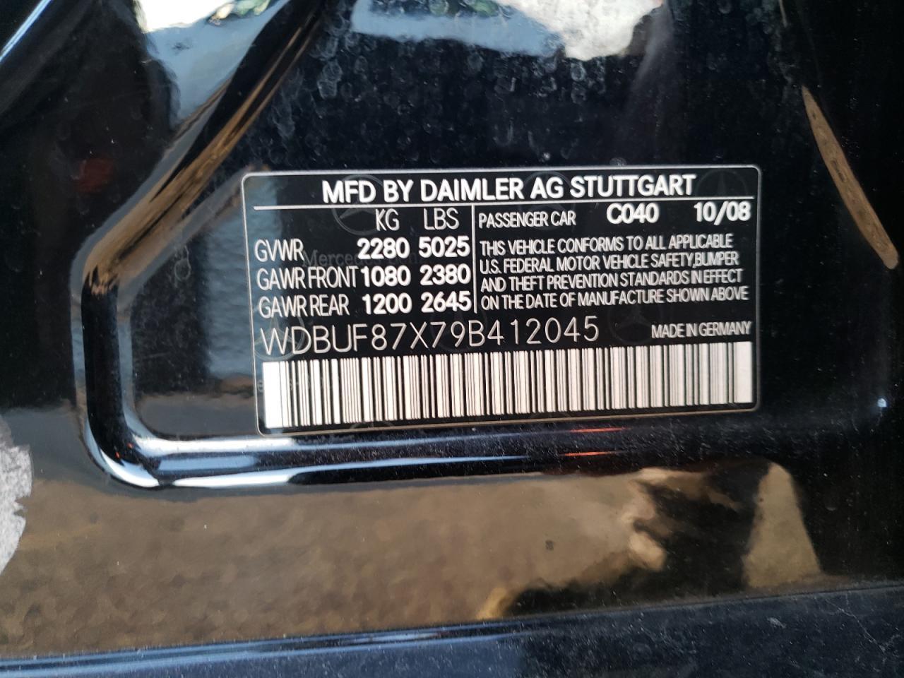 2009 MERCEDES-BENZ E-Class