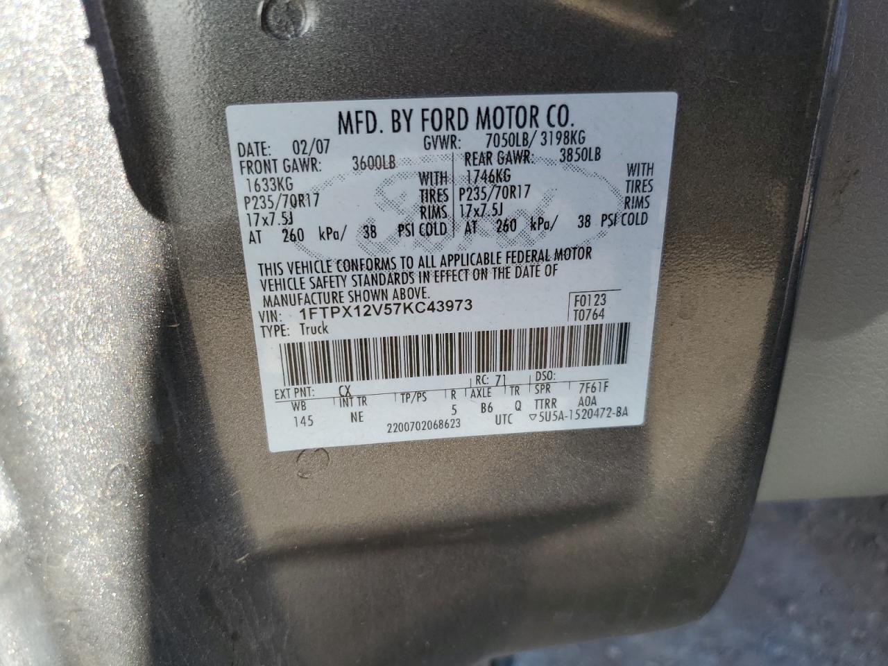 2007 FORD F-150