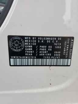 2014 VOLKSWAGEN JETTA