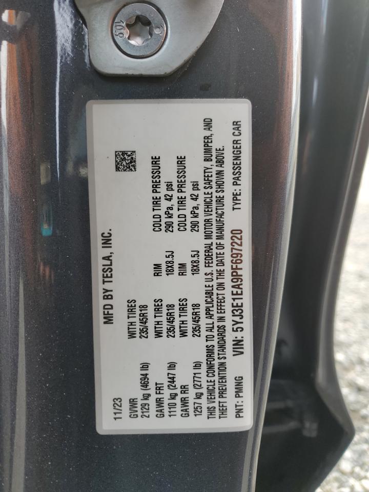 2023 TESLA MODEL 3
