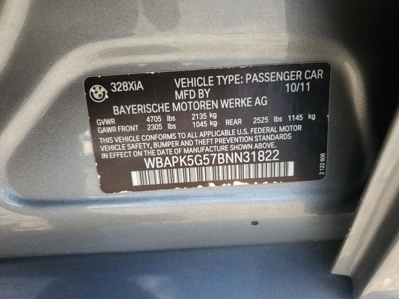 2011 BMW 3 SERIES