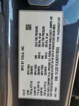 2025 TESLA MODEL 3