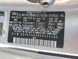 2013 KIA SORENTO