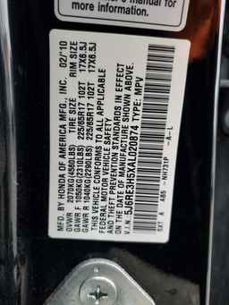 2010 HONDA CR-V