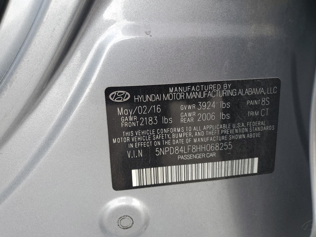 2017 HYUNDAI ELANTRA