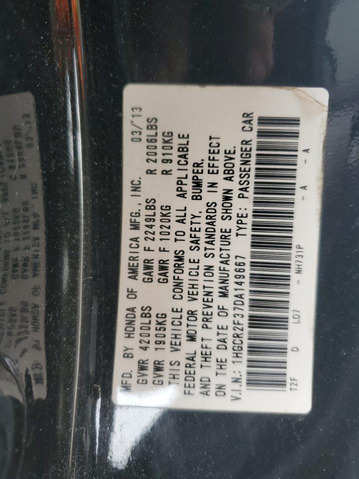 2013 HONDA ACCORD