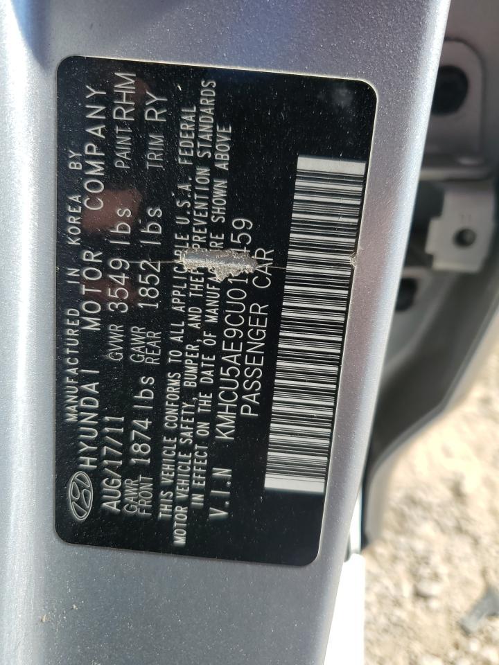 2012 HYUNDAI ACCENT