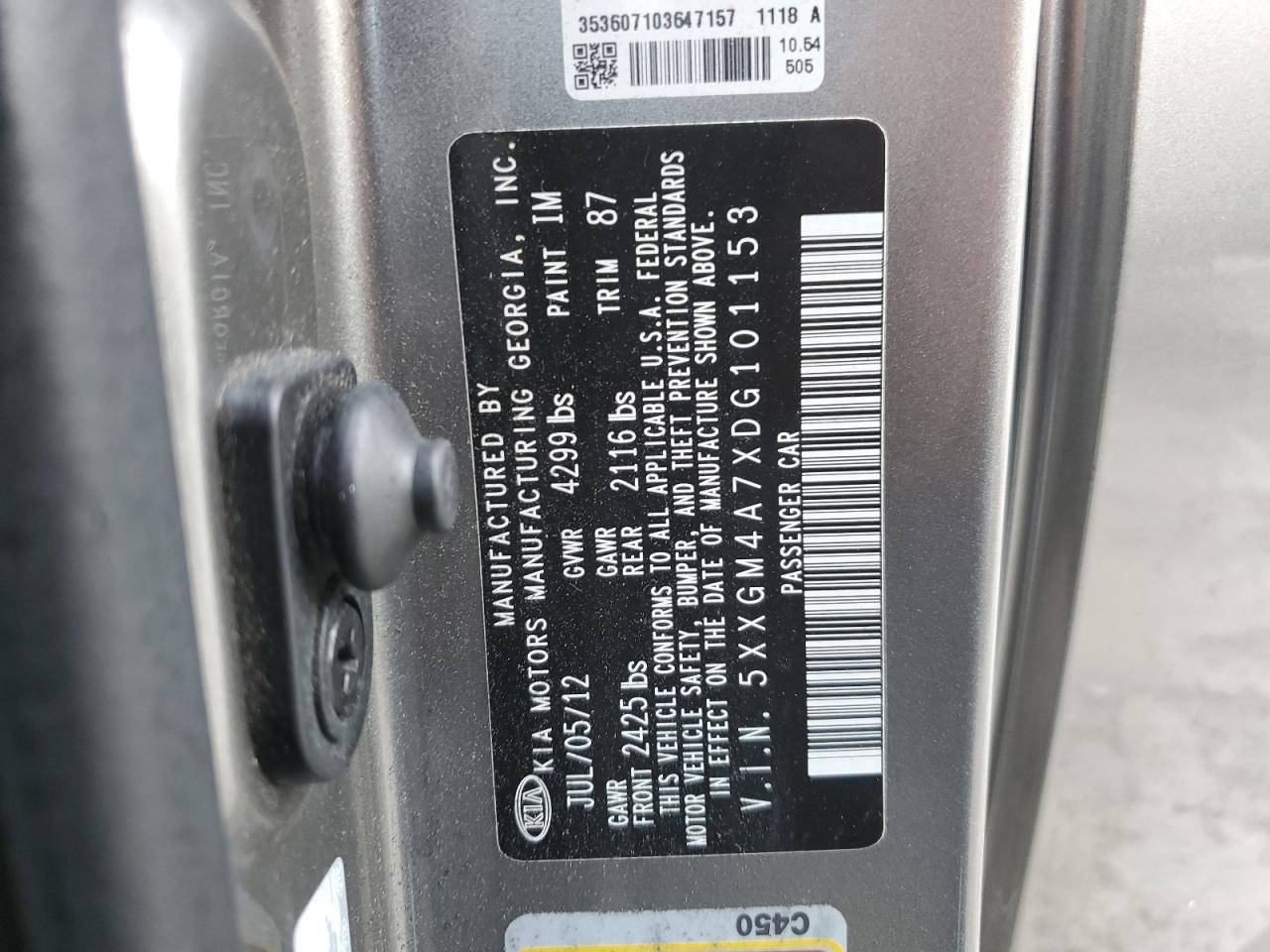 2013 KIA OPTIMA