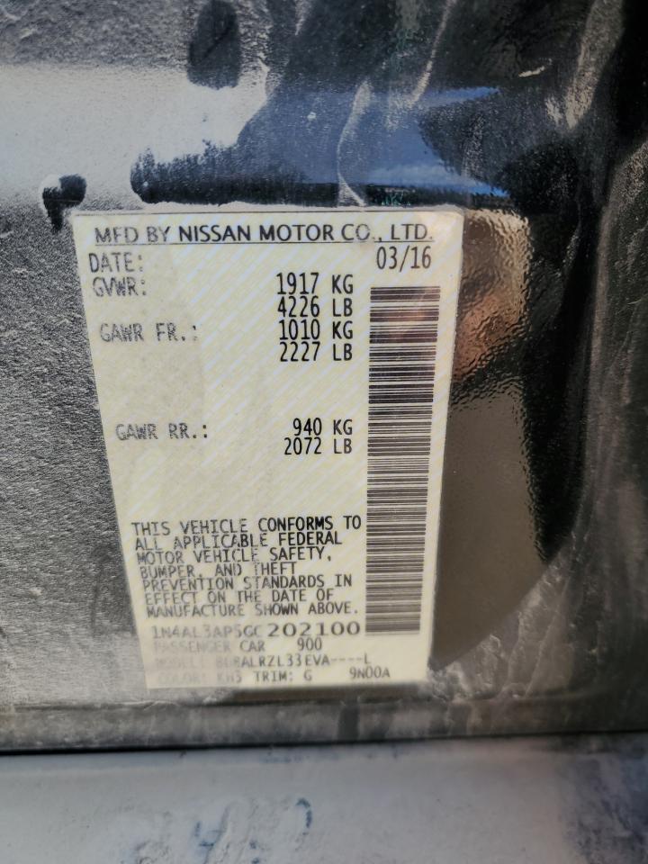 2016 NISSAN ALTIMA