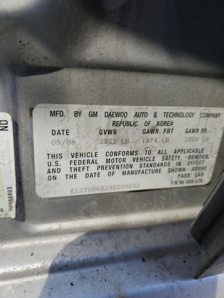 2009 CHEVROLET Aveo