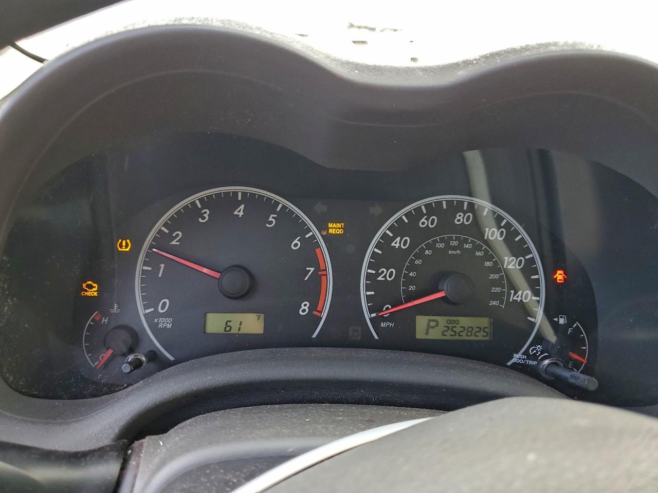 2009 TOYOTA COROLLA