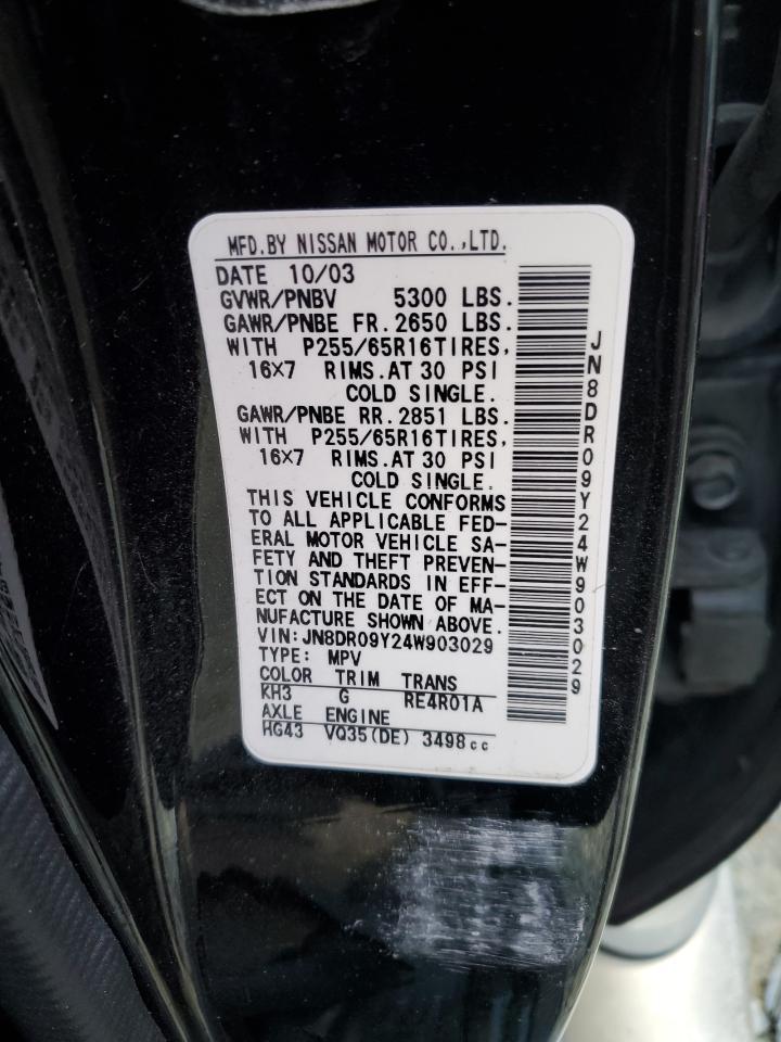 2004 NISSAN PATHFINDER