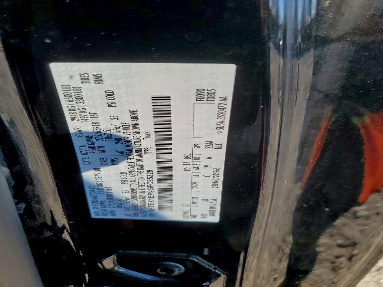 2016 FORD F-150