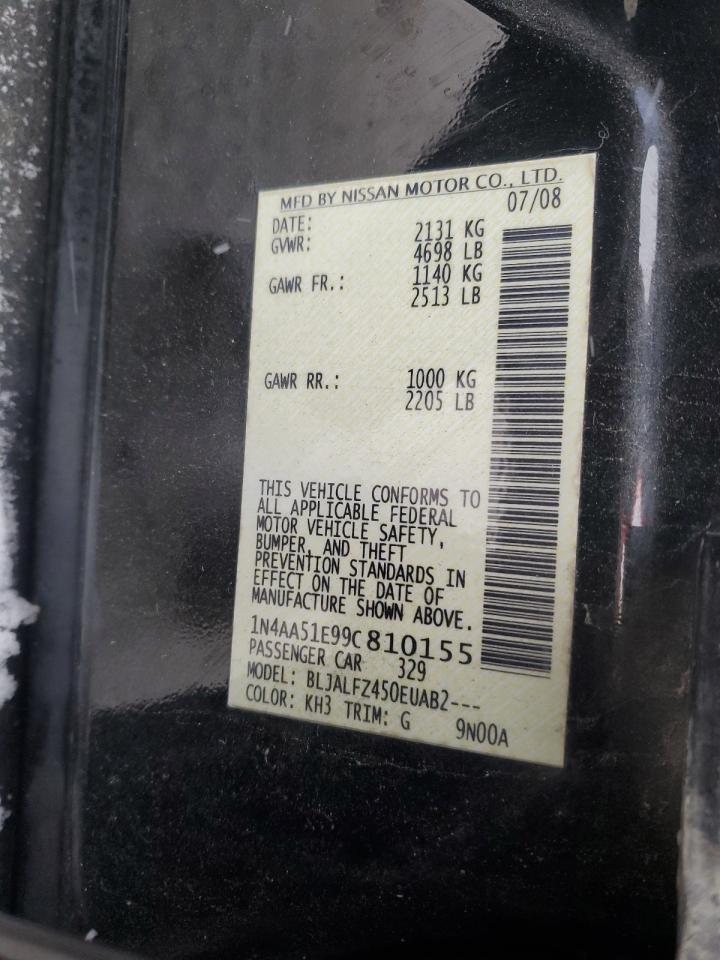 2009 NISSAN Maxima