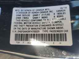 2015 HONDA CIVIC