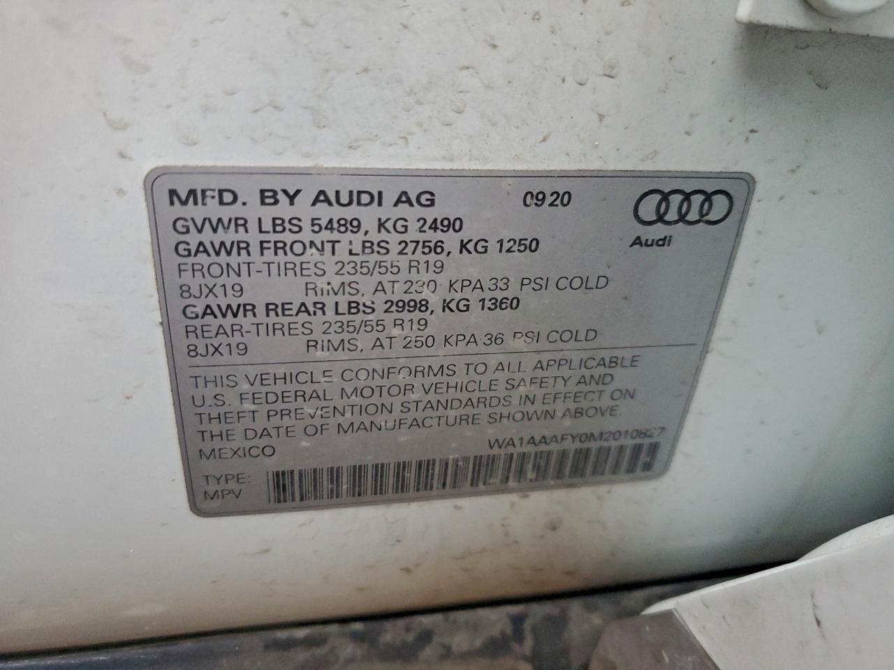 2021 AUDI Q5