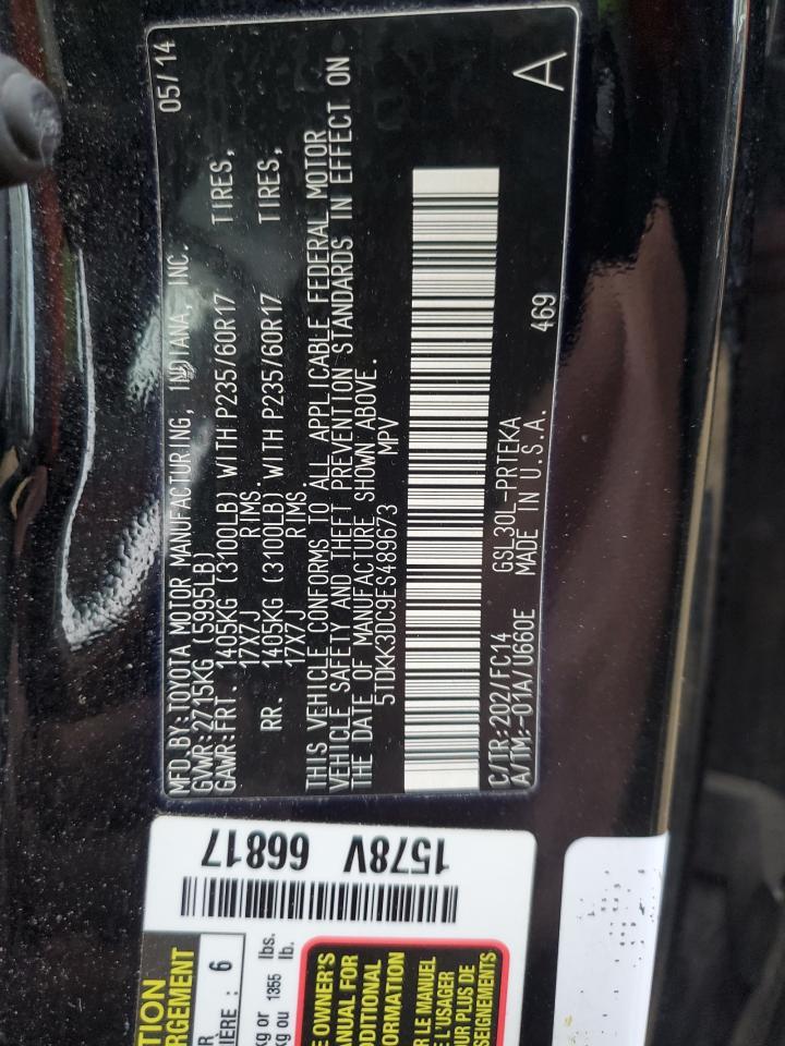 2014 TOYOTA SIENNA