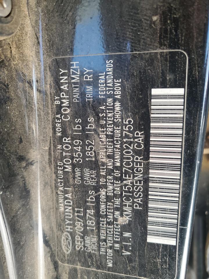 2012 HYUNDAI ACCENT