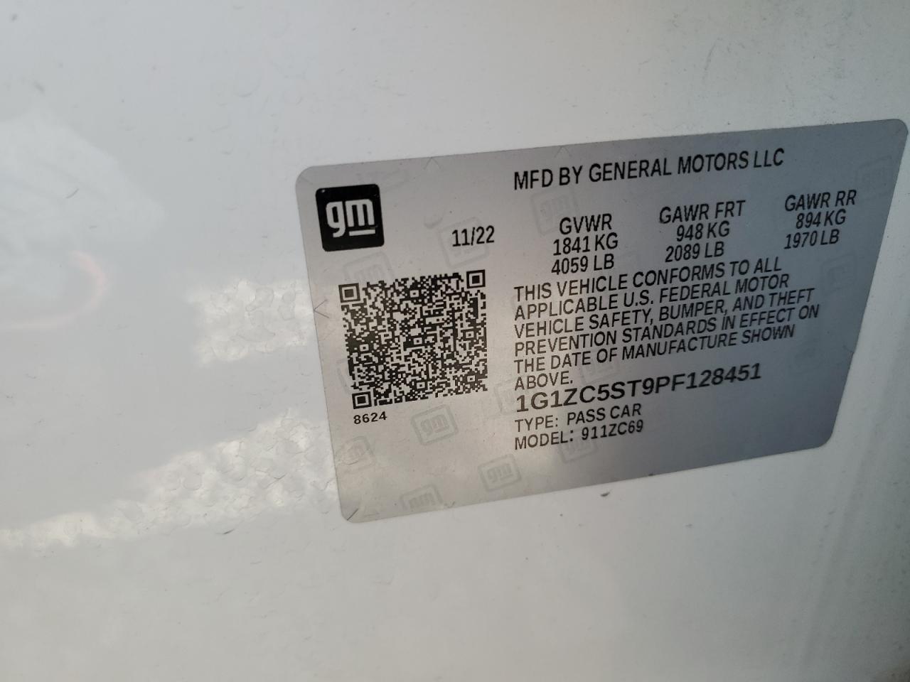2023 CHEVROLET MALIBU