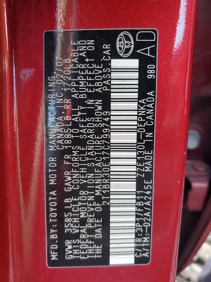 2007 TOYOTA COROLLA