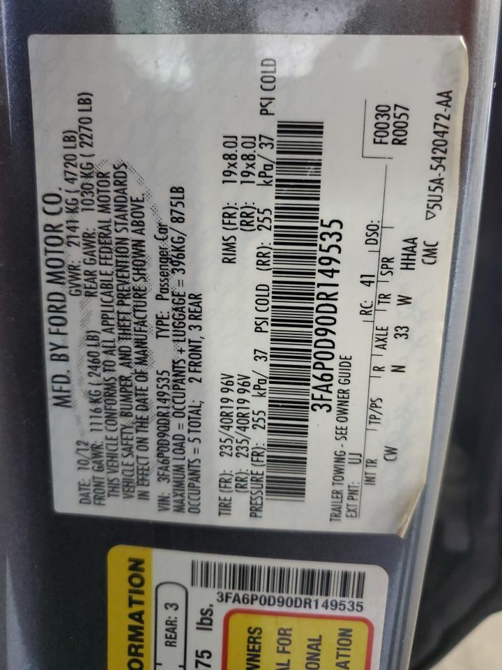 2013 FORD FUSION