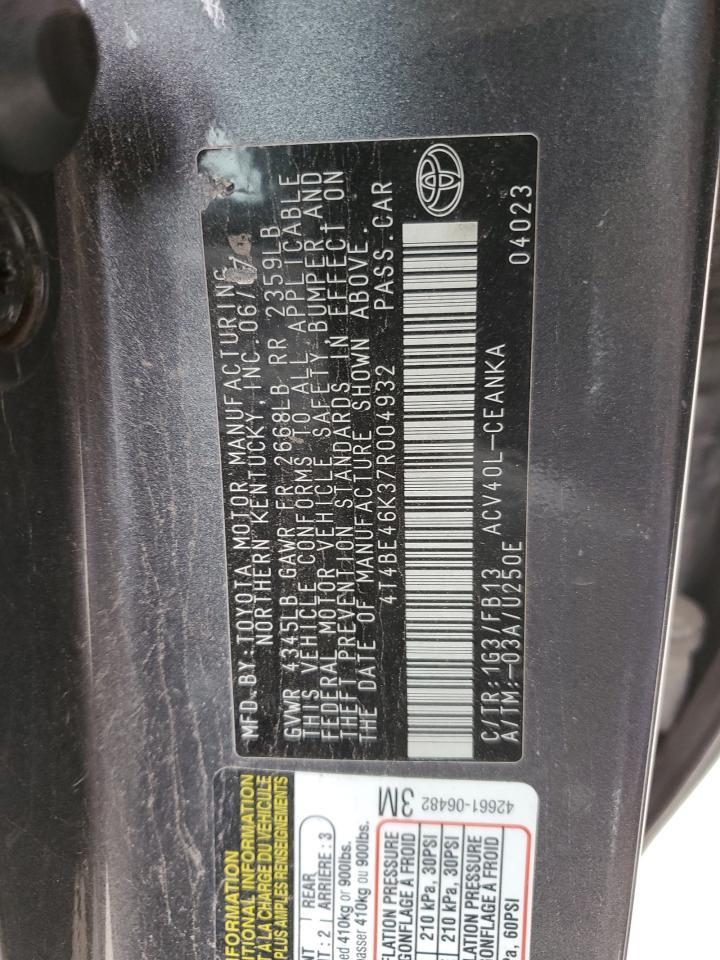 2007 TOYOTA CAMRY