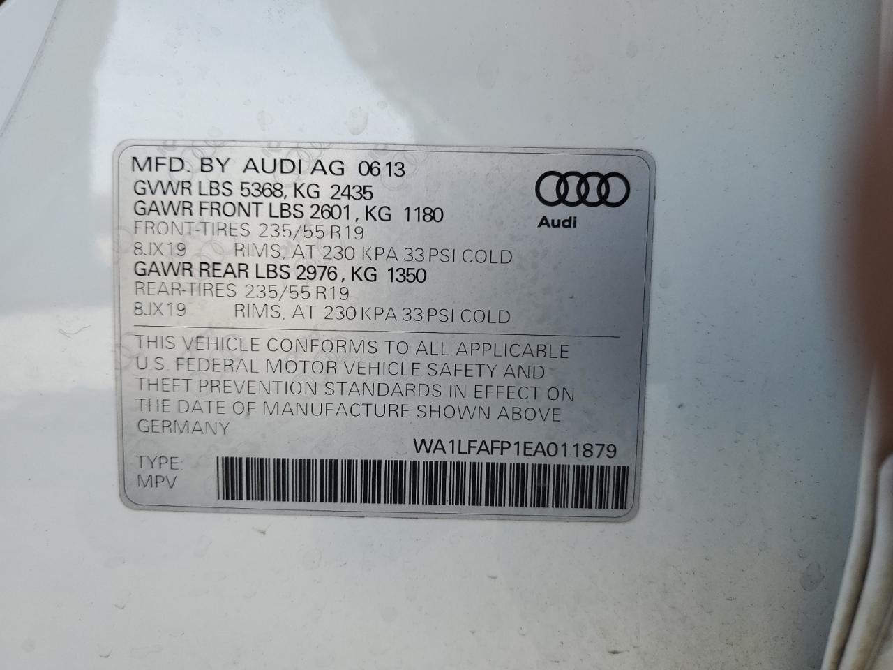 2014 AUDI Q5