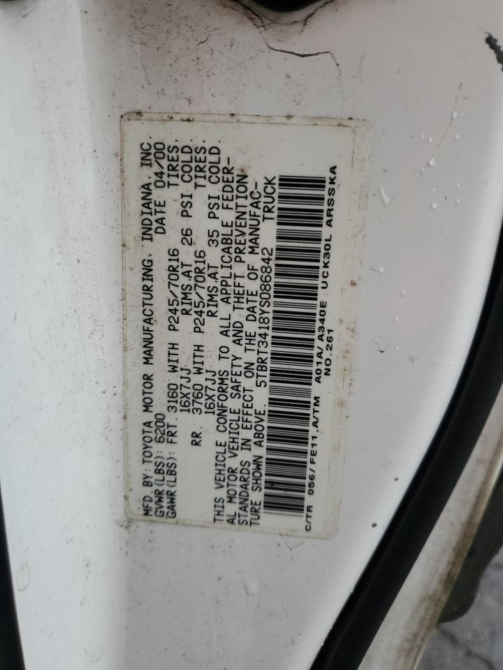 2000 TOYOTA TUNDRA