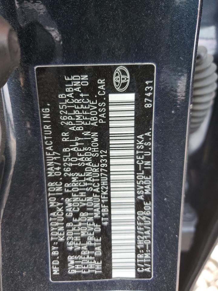2017 TOYOTA CAMRY