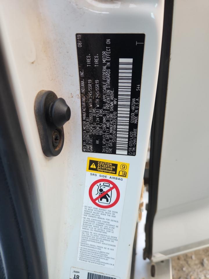 2019 TOYOTA HIGHLANDER