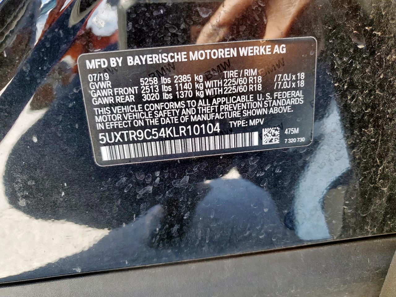 2019 BMW X3