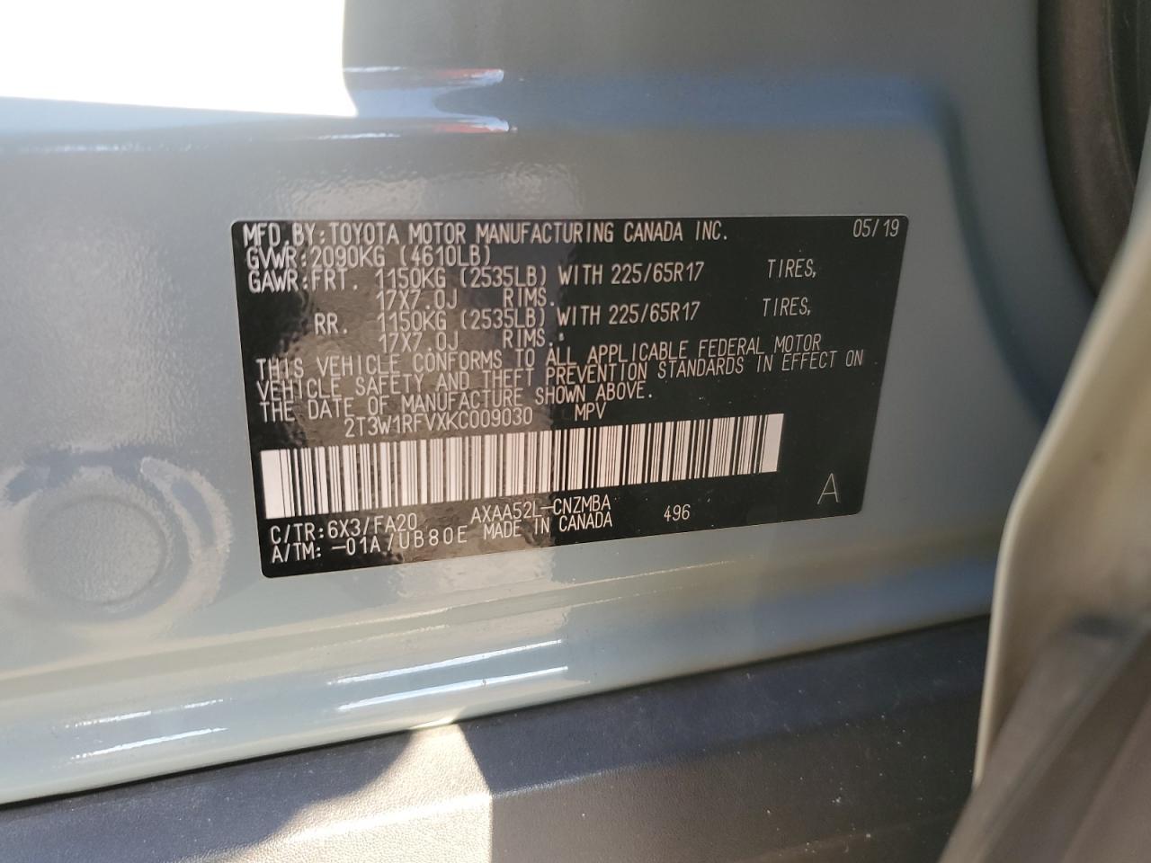 2019 TOYOTA RAV4